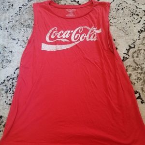 Red Coke tank top
